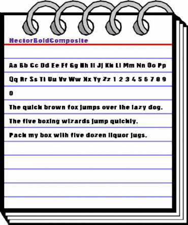 Hector Bold animated font preview