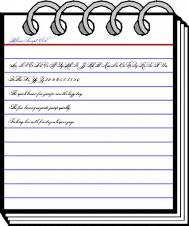 Helena Script ES Regular animated font preview