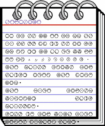 Hexacode Regular animated font preview