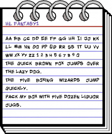 HL Fantasy1 Regular animated font preview