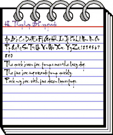 HL Thuphap 1BK upgrade Regular animated font preview