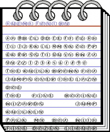 Hugme Regular animated font preview