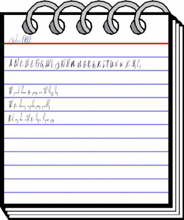 Jagalana FREE Regular animated font preview