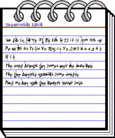 Jaguarundi Hard Regular animated font preview