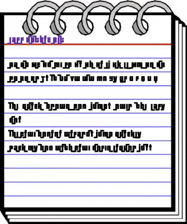 Jazz Gothic-Alt Regular animated font preview