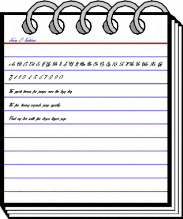 Jeans & Fashions Regular animated font preview