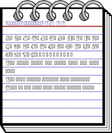 KendoInitialsITC TT Regular animated font preview