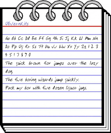 QEVernKits Regula animated font preview