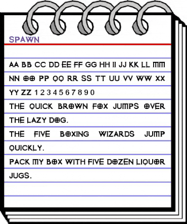 Arial Regular animated font preview