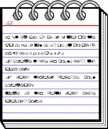 T.V. Regular animated font preview