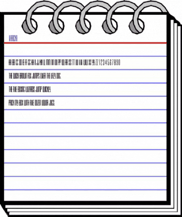 Varicka Regular animated font preview