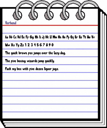 Verband Regular animated font preview