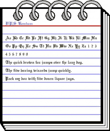 VPS Kontum Regular animated font preview