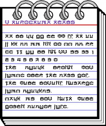 X_Hiroshima Heavy animated font preview