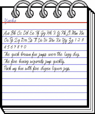 Yaeba Regular animated font preview