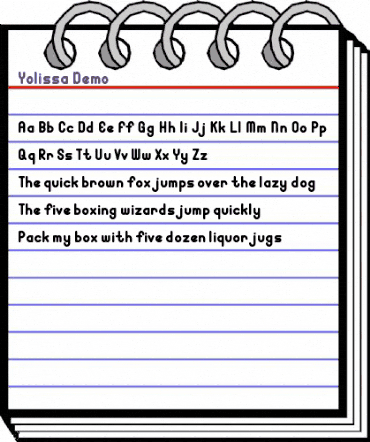 Yolissa Demo Regular animated font preview